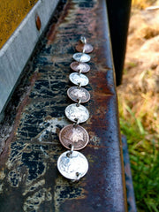 Mercury Head Dime and Indian Head Cent Bracelet