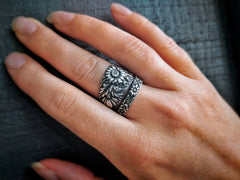 SUNFLOWER SPOON RING