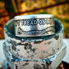 1oz .999 Fine Silver Don't Tread On Me/ The Price Of Liberty Coin Rings