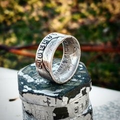 BEN FRANKLIN HALF DOLLAR COIN RING