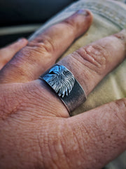 EAGLE BAND RING