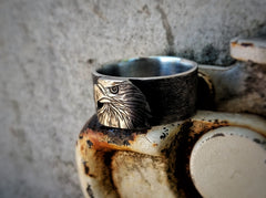 EAGLE BAND RING
