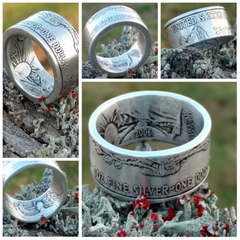 American Silver Eagle Coin Ring