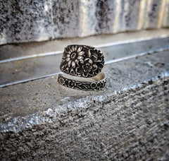 SUNFLOWER SPOON RING