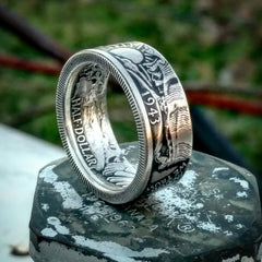 Walking Liberty Coin Ring 
